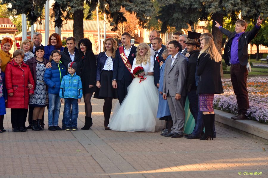 Stavropol: Hochzeitsfoto vom Theater