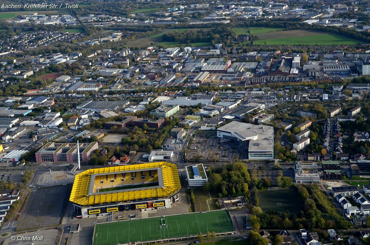 Aachen: Tivoli,  Luftbild