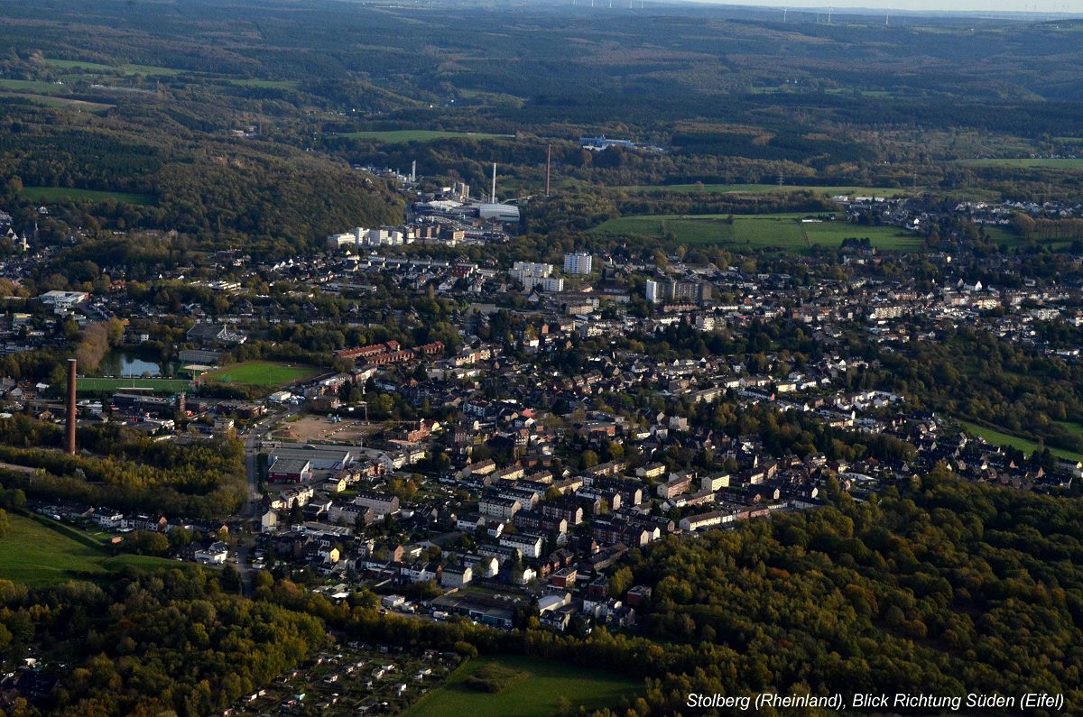 Stolberg / Rheinland, Luftbild