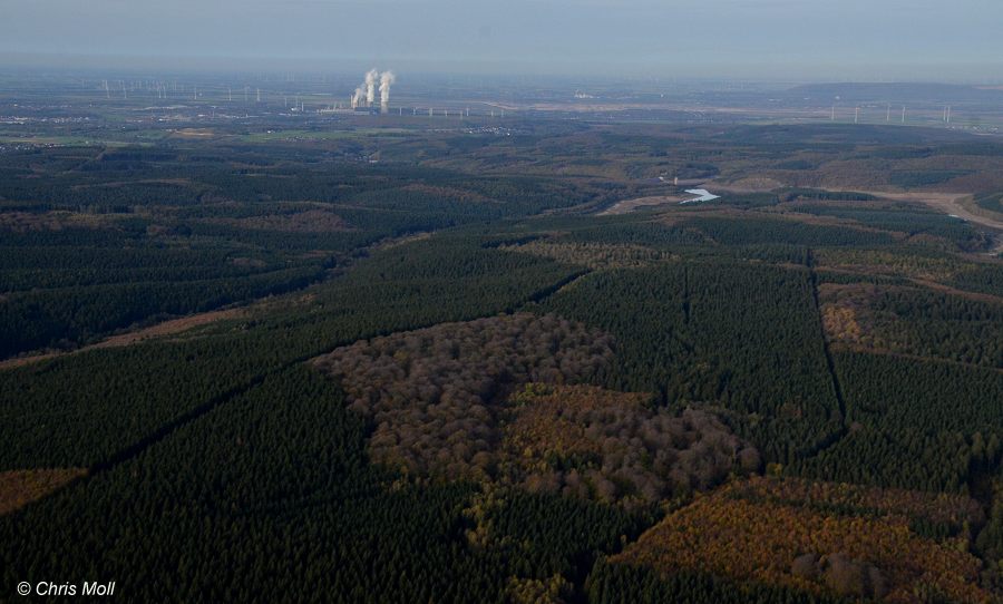 Eifel, Blick nach Norden Richtung Weisweiler