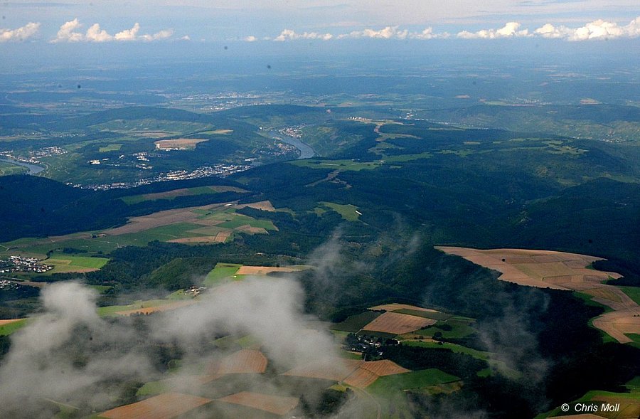 Hunsrck(aufgenommen am 8.8.2014 aus einer Ryanair-Maschine auf dem Weg nach Irland)