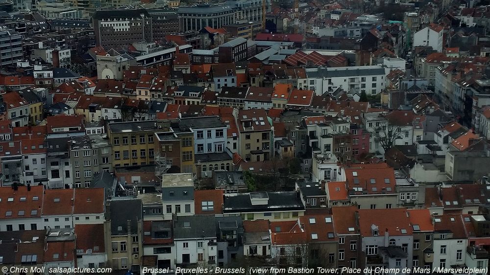 Blick aus dem Bastion Tower, Brüssel