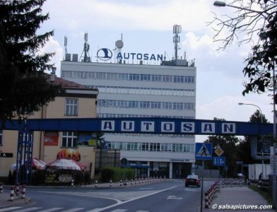 Das war einmal eine der grösten Autobusfabriken Polens: Autosan in Sanok