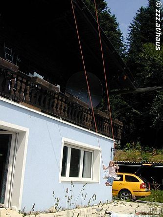 Für Kinder: Riesenschaukel (Benutzung auf eigene Gefahr ;-)