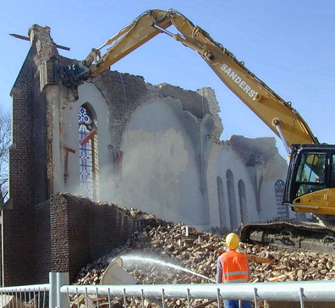 Garzweiler 2, Alt-Otzenrath: Abriss der katholischen Kirche