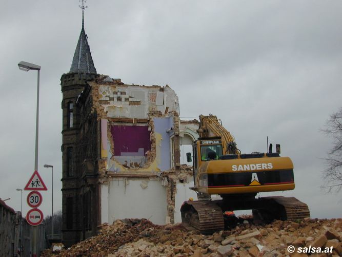 Rittergut Leuffen, Otzenrath: Abriss wegen Braunkohletagebau