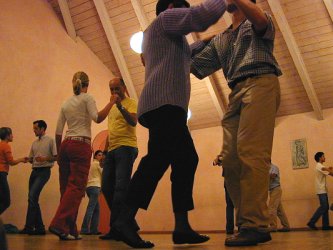 Salsa in der freien Waldorfschule, Heidelberg, mit Birgit Flores