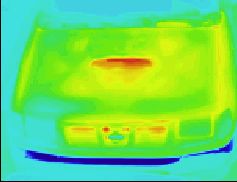 Thermographic picture - Infrarouge photograph: off-road vehicle